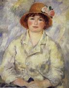 Pierre Renoir Aline Charigot(Madame Renoir) USA oil painting artist